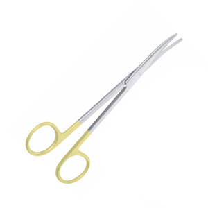 Ciseaux Metzenbaum opérationnels de qualité chirurgicale Sharp Point TC Satin + Or Acier inoxydable Manuel certifié CE Coupe de suture - Product Image 2