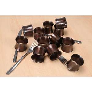 Anneaux de serviette en métal antiques pour la décoration de vaisselle en gros porte-mouchoirs de serviette cadeaux de vacances de noël - Product Image 3