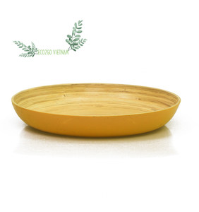 ECO2GO Vente en gros Plateau de service en bambou filé de haute qualité, fabriqué à la main, de couleur naturelle, pour la fabrication de salades et de fruits - Product Image 6