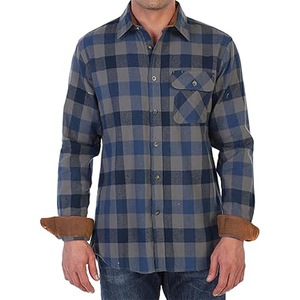 Chemise en flanelle légère pour homme, meilleure qualité, vente chaude, tendance, disponible en gros, chemise en flanelle pour homme avec logo personnalisé - Product Image 1