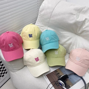 Casquette de baseball à 6 panneaux, à visière incurvée réglable, en acrylique, pour enfants, unisexe, pour l'hiver, en plein air, vente chaude, broderie personnalisée, logo en lettres - Product Image 2