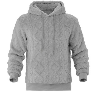 Sudadera con Capucha Sherpa Personalizada con Logotipo 2025-26, Sudadera de Felpa Gruesa para Hombre, Sudadera con Capucha de Terciopelo para Hombre - Product Image 3
