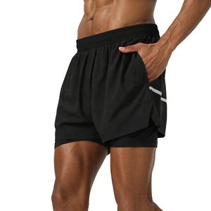 Shorts de course personnalisés pour hommes, réfléchissants, entraînement estival, 2 en 1, séchage rapide, shorts de natation athlétiques, shorts de gym pour hommes - Product Image 6