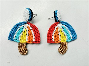 Pendientes de dibujos animados de Papá Noel chapados en oro bohemios hechos a mano gancho de borla tejido geométrico para fiestas Navidad-Nueva idea de regalo de joyería - Product Image 6