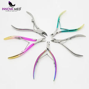 Multi Color Stainless Steel Cuticle Nipper Nail Clippers Professional Quality Cuticle Nippers Manicure Tool INNOVAMED Instrument - Product Image 4