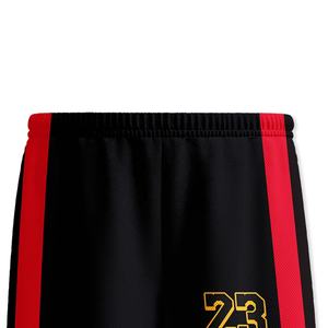 Maillot de basketball personnalisable imprimé pour homme, sans manches, col en V, coupe athlétique, 100 % polyester, respirant et anti-humidité, 3D - Product Image 5