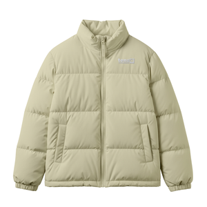 Chaqueta Acolchada Premium Unisex de Invierno, Ecológica, Mezcla de Algodón, Diseño Acolchado de Poliéster, Cuello Alto, Marca Privada - Product Image 3