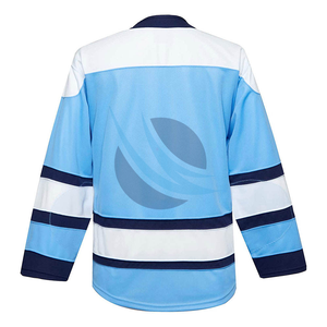 Nouveau Design 100% Polyester Tissu OEM Service Sublimation Hockey Sur Glace Porter Maillots De Hockey Personnalisés - Product Image 6