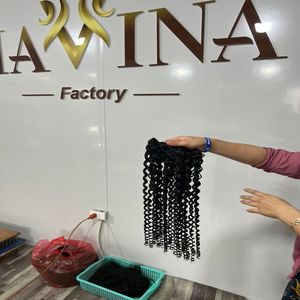 Vente en gros, cheveux crus, vierges, vietnamien, cheveux humains ondulés, couleur naturelle, non traités, 100% - Product Image 2