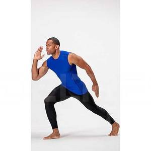 2025 adulte hommes coton/fibre de bambou T-Shirts motif solide cou Compression séchage rapide respirant à manches courtes personnalisable haut - Product Image 2