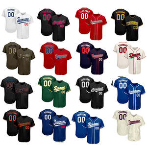 Maillot de baseball personnalisé à broderie pour hommes - Product Image 1