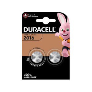 Batteria a bottone DURACELL CR2016 BL.2PZ - Product Image 1