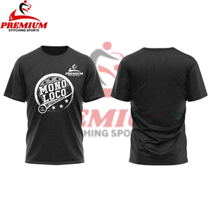 Ropa personalizada 200 GSM peso pesado gota hombro camisetas 100% algodón corto de gran tamaño de punto camisas en blanco OEM precio al por mayor - Product Image 3