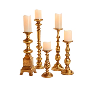 Bougeoir de couleur or en aluminium de conception unique avec bougeoir de forme personnalisée de qualité supérieure en vrac - Product Image 6