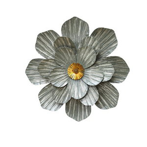 Décoration murale avec branches de fleurs, décor en métal - Product Image 4