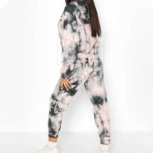 Survêtement de Sublimation pour femmes légères respirant coton/polyester tissu formation porter deux pièces tenue de sport survêtement - Product Image 2