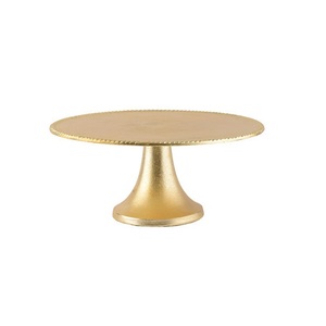 2024 Tendance Style Nordique Antique Plaqué Or Gâteau Stand Haute Qualité Classique Américain En Gros Tarifs Raisonnables - Product Image 1