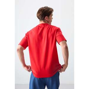 เสื้อยืดพิมพ์ลายทรงโอเวอร์ไซส์สำหรับผู้ชาย Air Jones ผ้าคอตตอนผสมเนื้อนุ่มหนา สไตล์ลำลองแนวสตรีท เหมาะสำหรับใส่ในชีวิตประจำวัน - Product Image 5