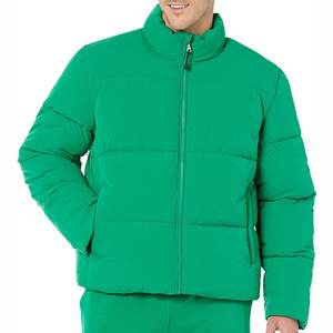 Nouvelle Arrivée 2026 – Doudoune matelassée brillante pour homme, coupe-vent épaisse et rembourrée, noire à capuche, pour l'hiver - Product Image 1