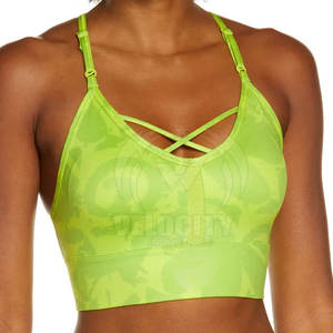 Soutien-gorge de fitness pour femmes de la meilleure qualité au Pakistan Nouveau design Vêtements d'entraînement avec caractéristiques sans couture et respirantes - Product Image 1