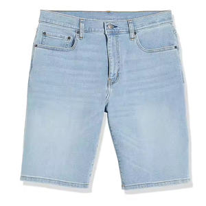 Service OEM Shorts jeans personnalisés pour hommes 100% coton Nouvelle arrivée Marque privée Shorts jeans solides personnalisables en gros pour hommes - Product Image 1