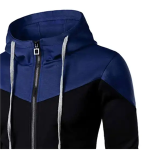 Sweat-shirts à capuche pour hommes avec fermeture éclair, design personnalisé, dernière tendance, vente en gros, confortables, lavés, teints en pièce - Product Image 4