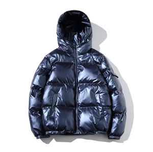 Doudoune chaude pour hommes, manteau rembourré léger à la mode, tenue décontractée quotidienne en plein air, design personnalisé en usine - Product Image 1