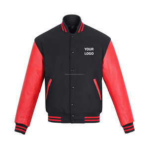 Service OEM & ODM, logo personnalisé, veste universitaire pour hommes, veste de baseball, streetwear, veste tendance pour hommes - Product Image 1