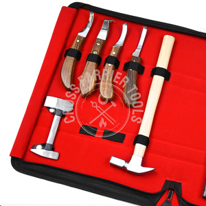 Top Quality 10pcs Horse <b>Shoe</b> Farrier Hoof Grooming Tool <b>Kits</b> Trimming Oval Hoof Knife Nail Clinch Cutter Nipper Hammer Sets - Product Image 2