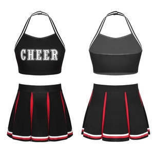 Uniforme Cheer-leader Spandex personnalisé nouveau Design vente en gros uniformes Cheer enfants adultes à manches courtes filles uniformes pom-pom girl - Product Image 4