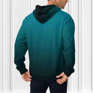 Sweat à capuche d'hiver en coton 100% uni, tendance, offrant une coupe régulière, une chaleur et un éclat de couleur expressif pour un usage décontracté - Product Image 2