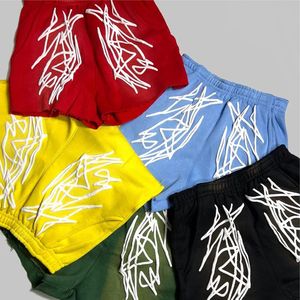 Pantalones Cortos de Correr con Estampado de Puff en 3D para Hombre, Cortos de Carga Desgastados y Lavados con Ácido, Decoración Informal de Gran Tamaño, Unisex - Product Image 1