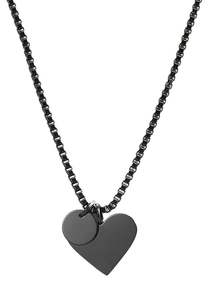 Espacios en blanco de acero inoxidable de moda, colgante de foto personalizado, mensaje de amor, pequeñas ranuras, collar de medallón de sobre para el hogar - Product Image 2