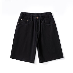 Nuevos pantalones cortos de lana informales de verano de gama alta personalizables para hombres, textura esponjosa de cintura alta, fuerte transpirabilidad, patrón sólido rápido - Product Image 6