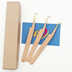 Pinzas para Pestañas de Volumen Mega Volumen, Color Personalizado 0.07, Fabricación de Pestañas, Acero Inoxidable Antiestático, Venta al por Mayor - Product Image 5