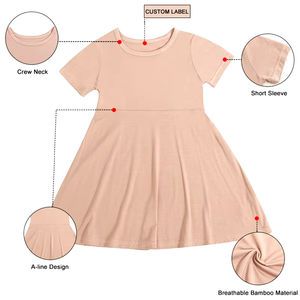 Vestido <span class=keywords><strong>de</strong></span> fiesta <span class=keywords><strong>de</strong></span> 1 año <span class=keywords><strong>de</strong></span> bebé <span class=keywords><strong>de</strong></span> bambú personalizado Engepapa, vestido <span class=keywords><strong>de</strong></span> verano transpirable para niña, vestido tutú <span class=keywords><strong>de</strong></span> moda para niña - Product Image 3