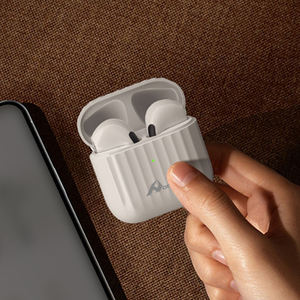 Audífonos In-Ear Inalámbricos Digitalome EP-055 Blancos con Micrófono Portátiles para Gaming para Teléfonos Móviles Viajes y Uso en Computadora - Product Image 4