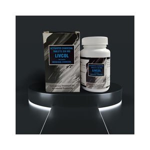 Más vendidos Livcol carbón activado 250mg tabletas directo de fábrica al por mayor ingredientes de extracto Ayurvédico suministro sanitario - Product Image 3