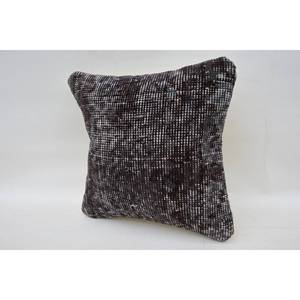 หมอนผ้าขนแกะ Houndstooth สีเทา12X12นิ้วสไตล์วินเทจสำหรับใช้กลางแจ้งในร่มบอลผ้าทอ - Product Image 3