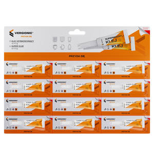 VERGIONIC Pegamento Líquido de Montaje Universal de Secado Rápido y Fuerte, 12 Piezas Cianoacrilato en Blíster de 3g Hecho en China - Product Image 4