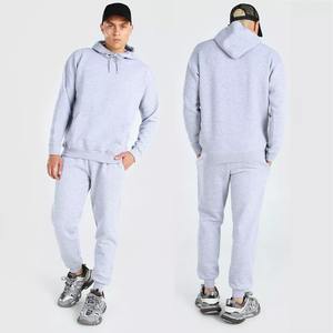 Conjunto Deportivo Urbano para Hombre, Sudadera con Capucha Personalizada, 60% Algodón, 40% Poliéster, Felpa, Ropa Casual de Calle, Invierno - Product Image 1