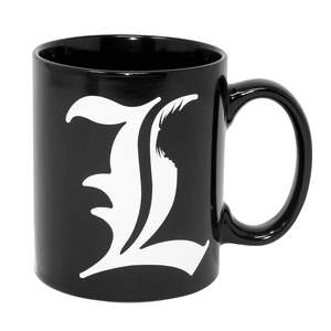 Taza de Cerámica Death Note L & Rules, Diseño Novedoso, Capacidad de 600 ml, Apta para Microondas y Lavavajillas, con Tapa - Product Image 3