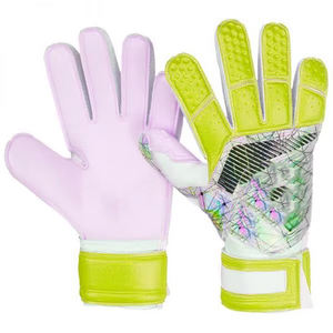 Gants de gardien de but professionnels pour enfants adultes bout des doigts lisses en Latex épais pour l'entraînement de Football en plein air taille professionnelle - Product Image 2
