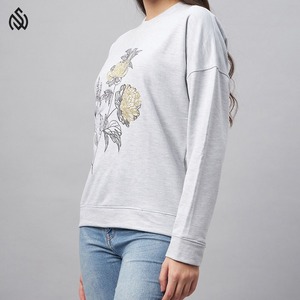 Sudaderas con capucha y sudaderas de Pakistán con logotipo personalizado impreso bordado de algodón básico sudaderas para mujer - Product Image 6