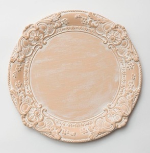 Placas de cargador de metal de hierro con acabado dorado hechas a mano para encantadoras mesas de cocina de granja y comedor temático de decoración vintage - Product Image 2