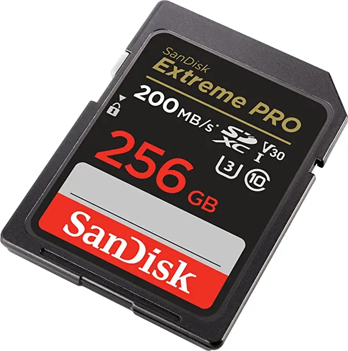 100% Kartu SD Sandisk Asli untuk SDXC U3 V30 256G SDSDXXD-256G-GN4IN