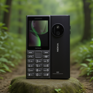 Téléphone portable à fonctions de base, double SIM, 2G GPRS, 110 mAh, noir - Product Image 3