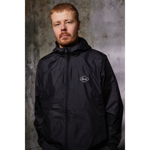 เสื้อกันลมโอเวอร์ไซส์แจ็คเก็ตมีฮู้ดกันน้ำย้อนยุคแนววินเทจสำหรับการวิ่งกลางแจ้งความหนาบาง - Product Image 3