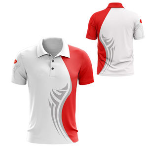 Polos sublimados de Color sólido para ropa exterior para niños, cómodos, buenos y más vendidos, polos de diseño para hombres - Product Image 3