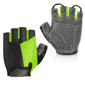 Guantes de ciclismo resistentes por encargo para la venta al por mayor cómodos guantes de Ciclismo de medio dedo - Product Image 1